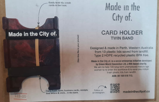 Card Holder - Recycled Plastic