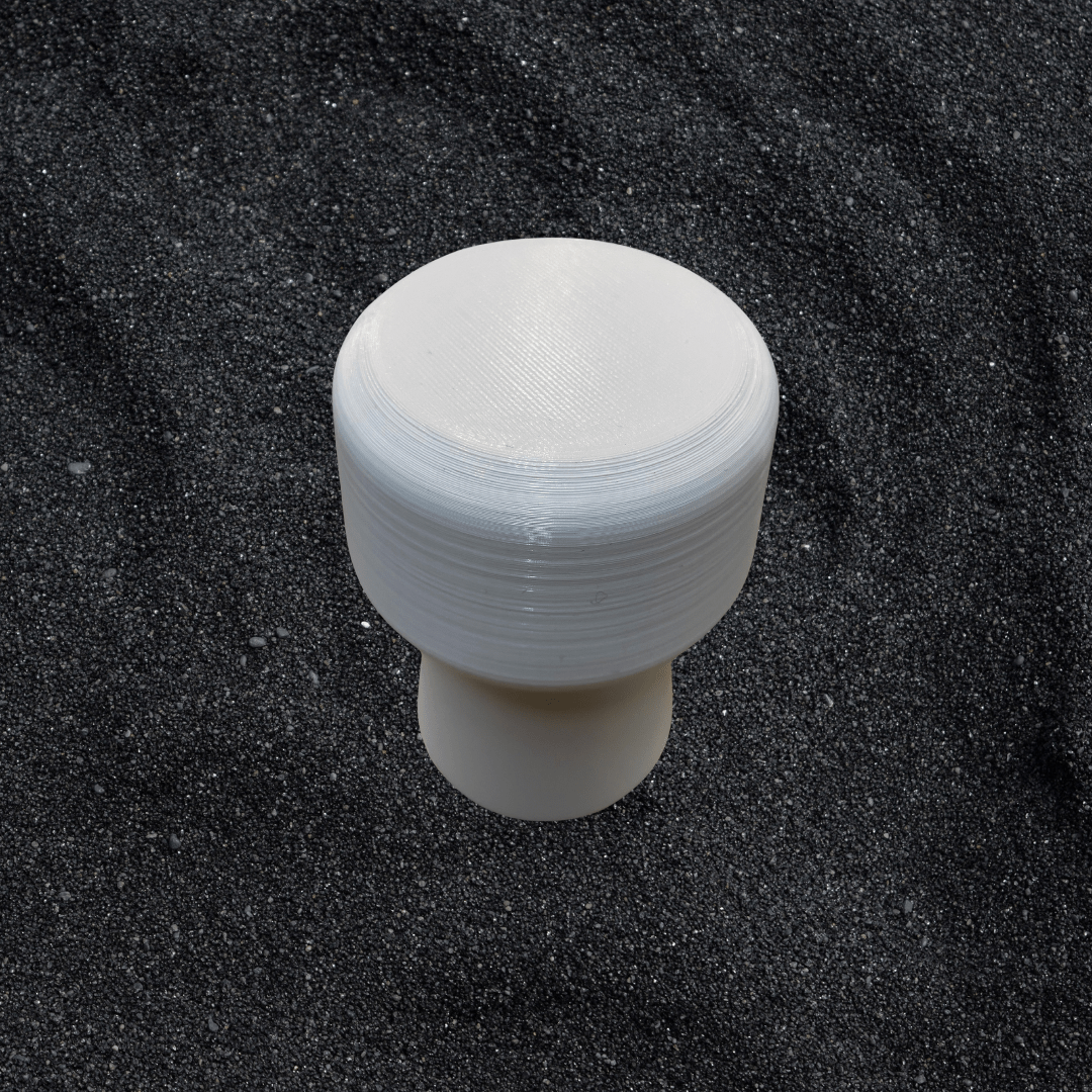 Caren Ellis Design kitchen Grinder - 3D Printed - Post waste PLA-Transmutation