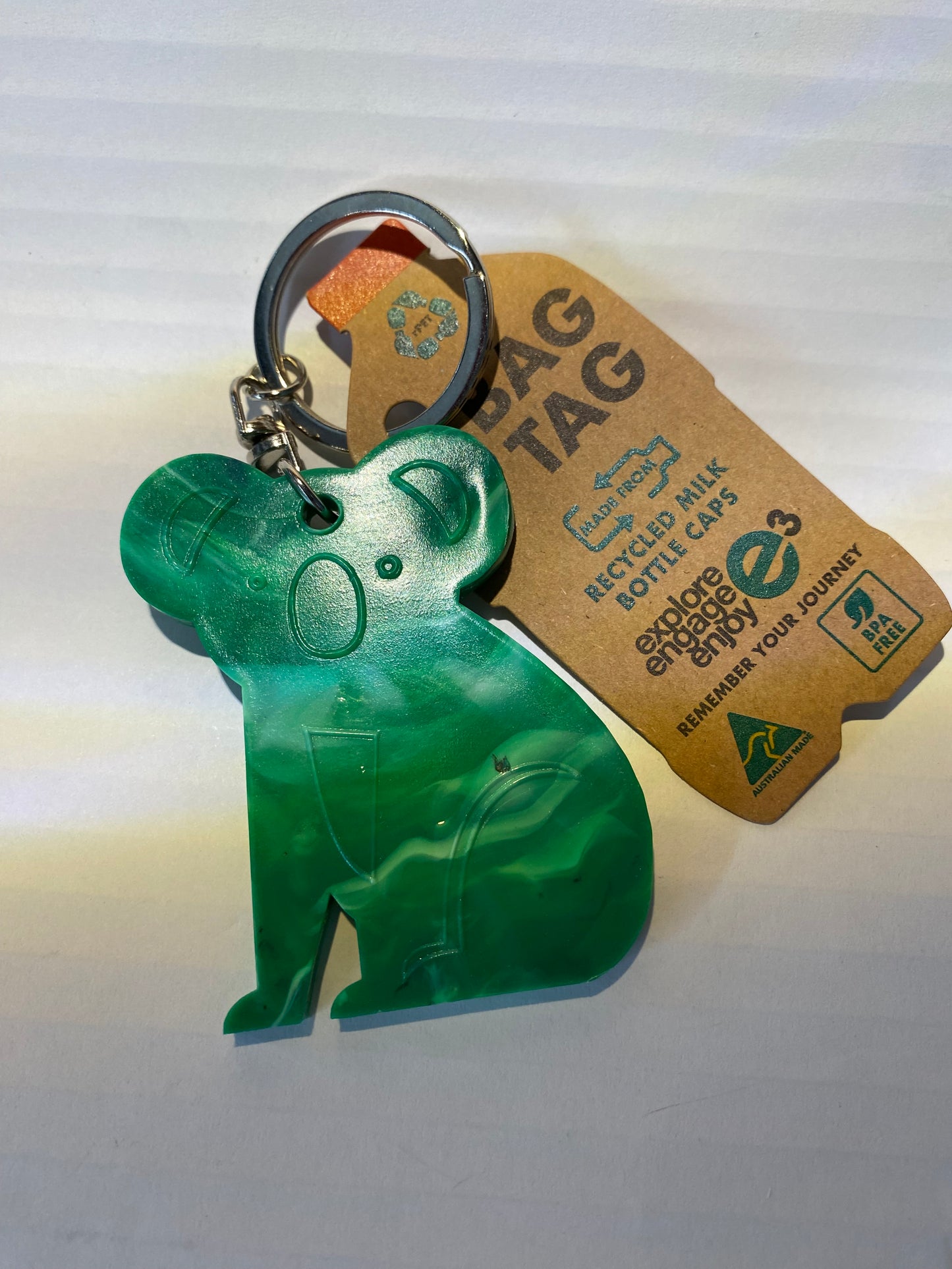 Bag Tags - Recycled bottle lids - Zero.plastic.Australia