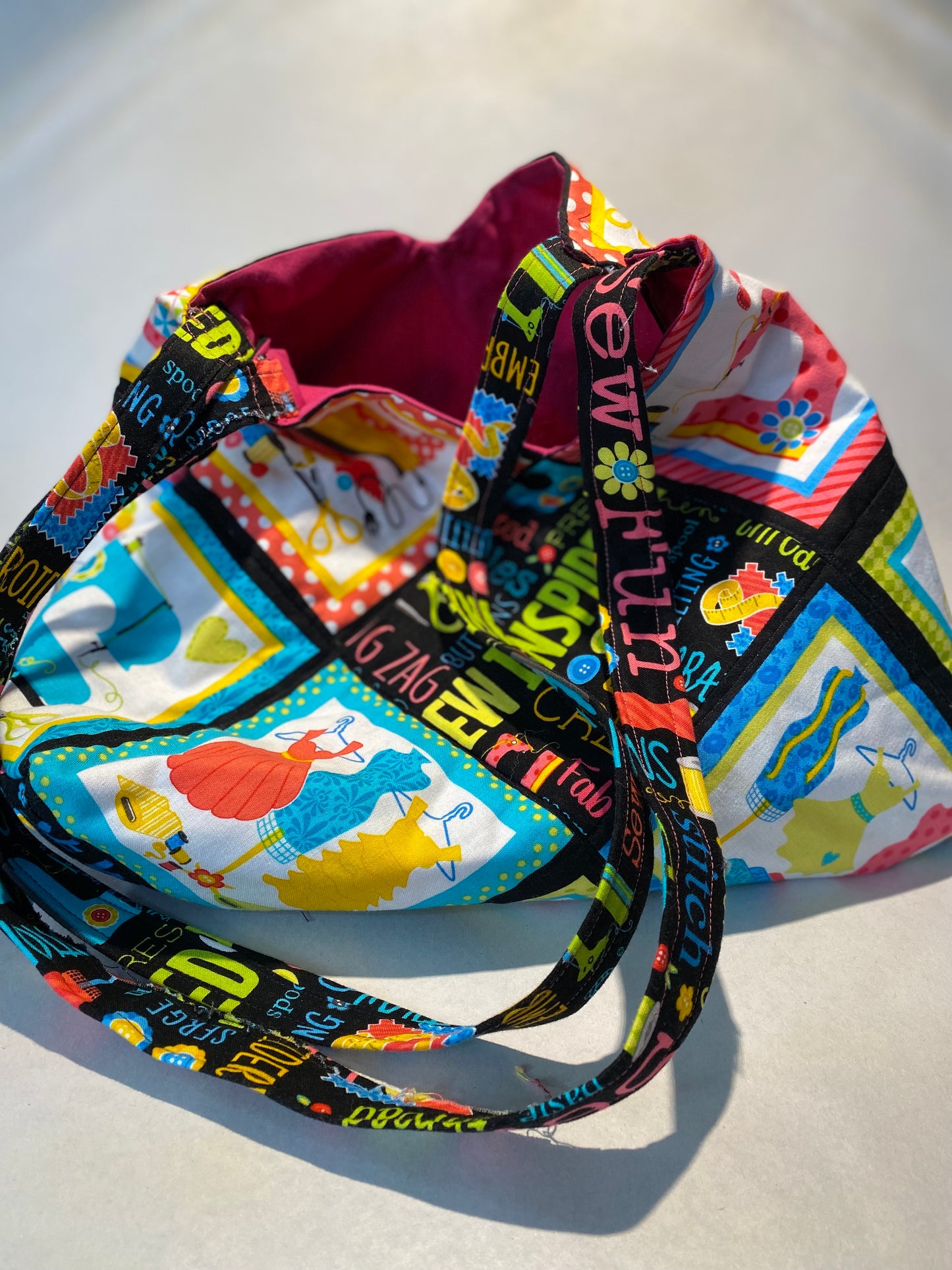 Bag - Handbag- Recycled Textiles