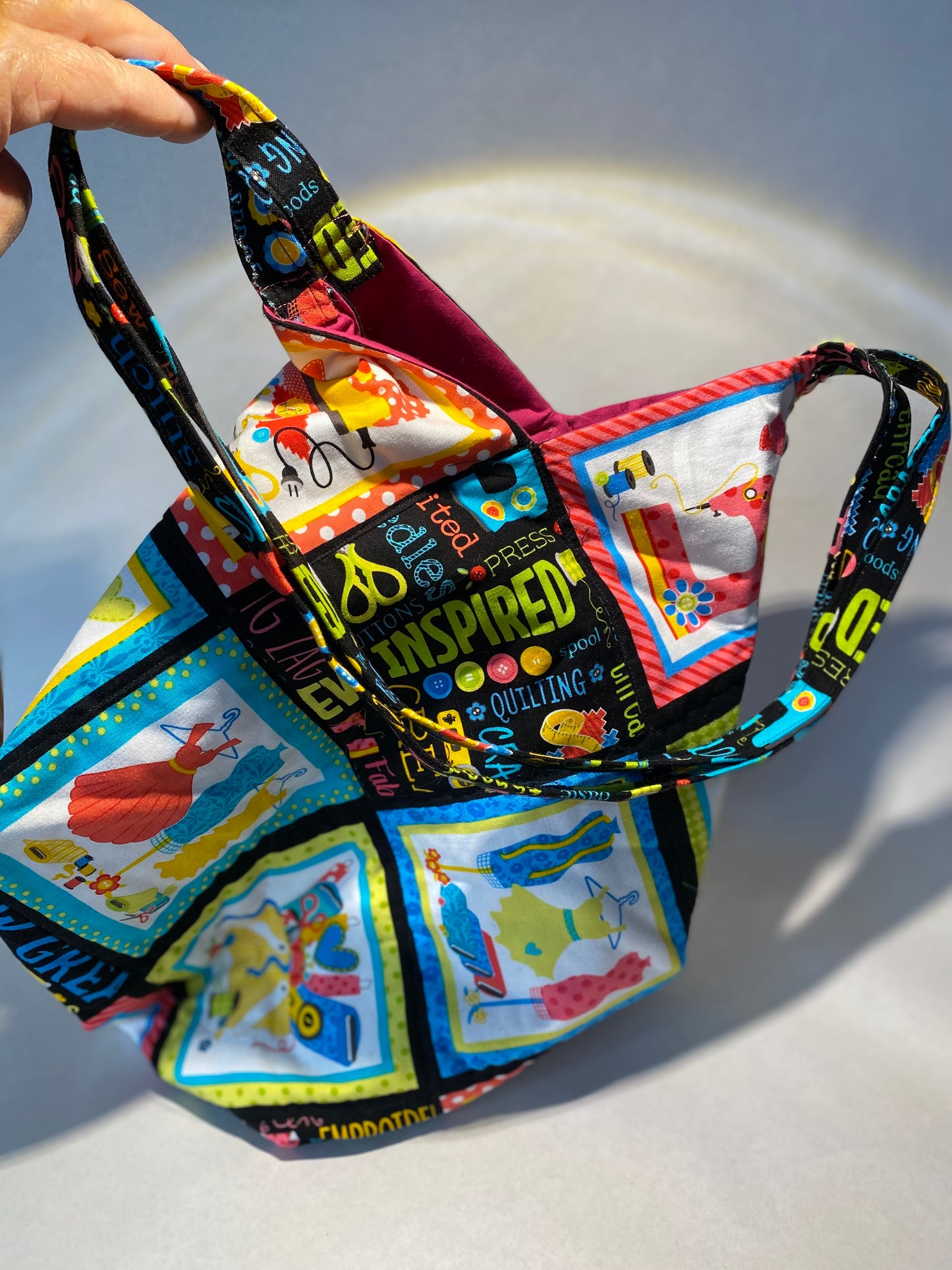 Bag - Handbag- Recycled Textiles