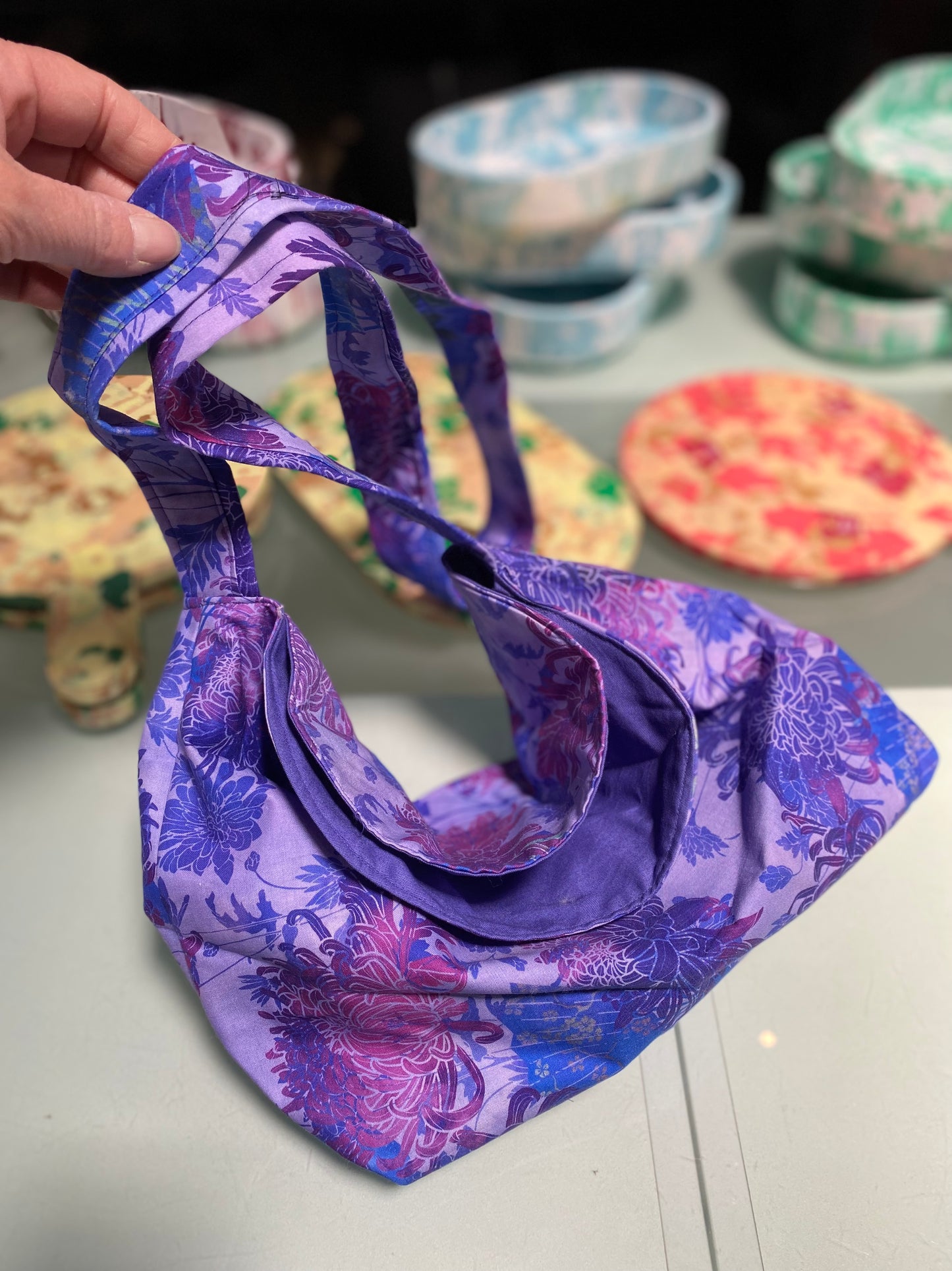 Bag - Handbag- Recycled Textiles