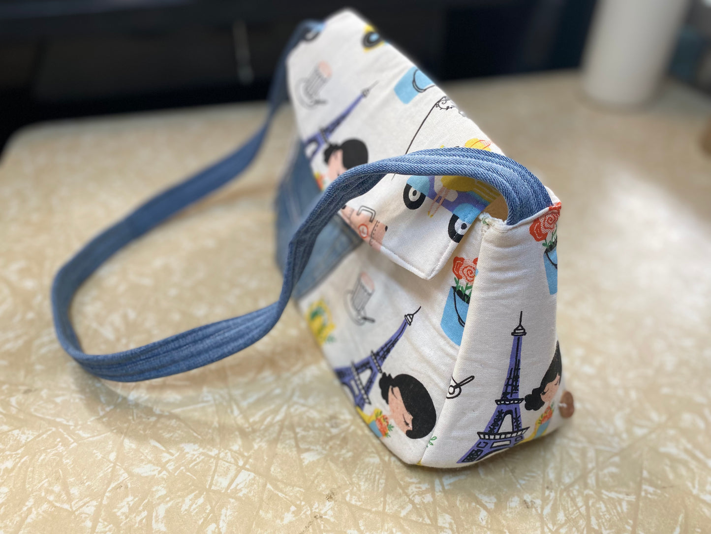 Bag - Handbag- Recycled Textiles