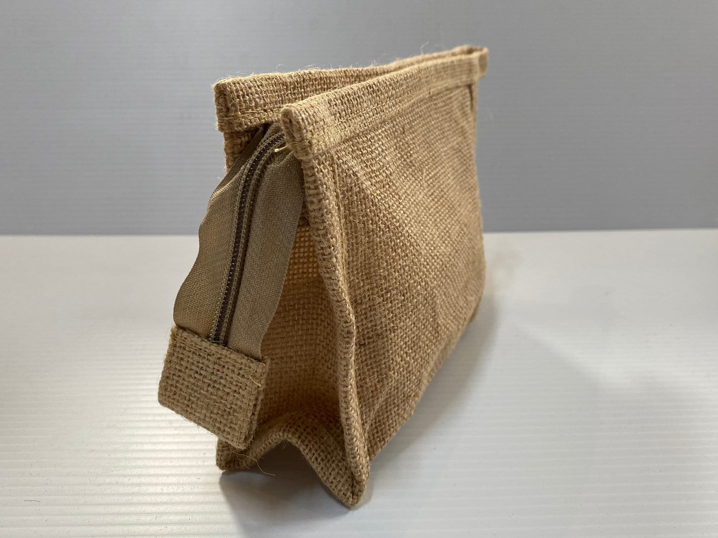 Zipper Pouch - Jute - Tru-eco Creations