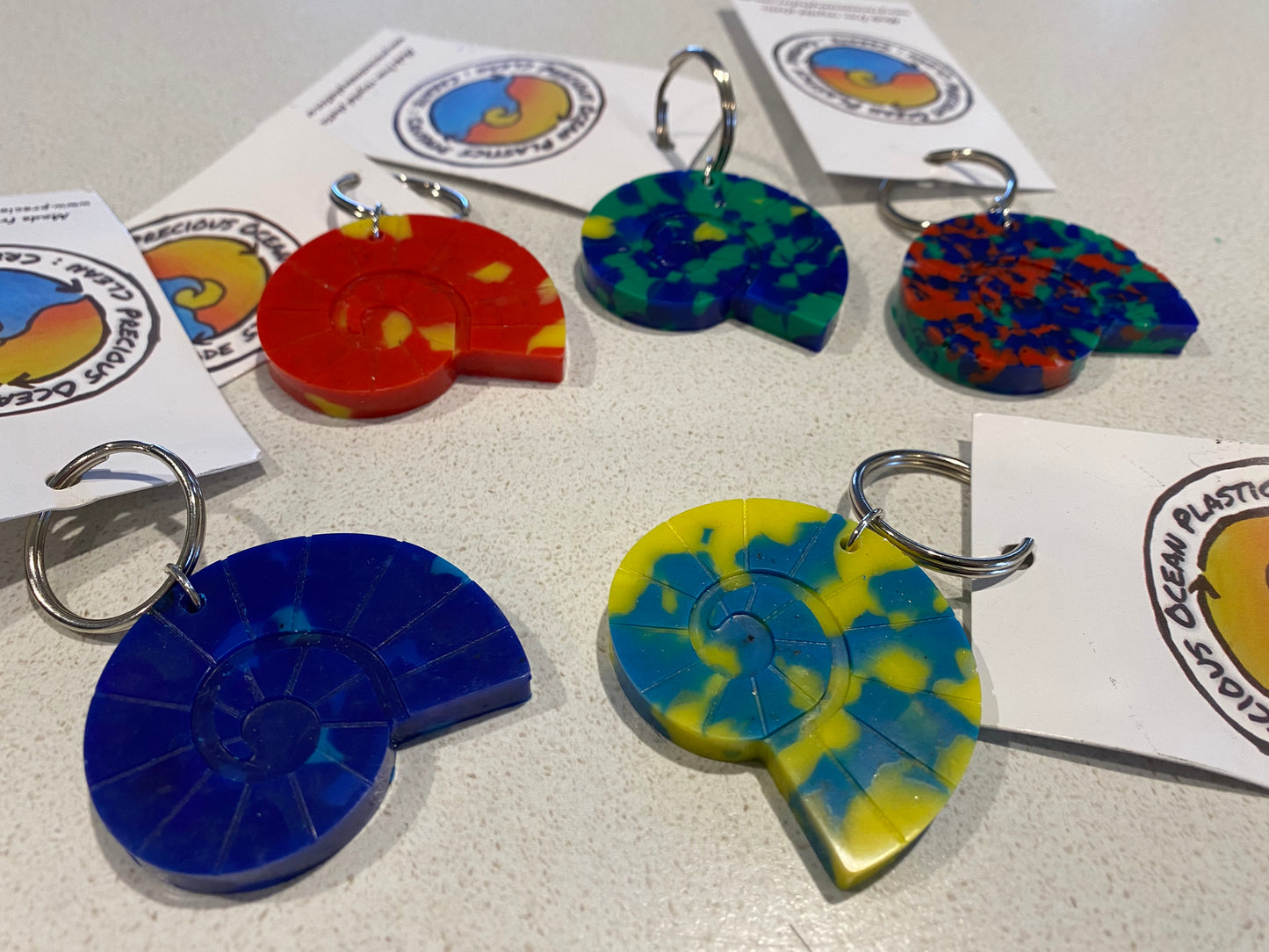 Keyring - Recycled Plastic - Ocean plastics