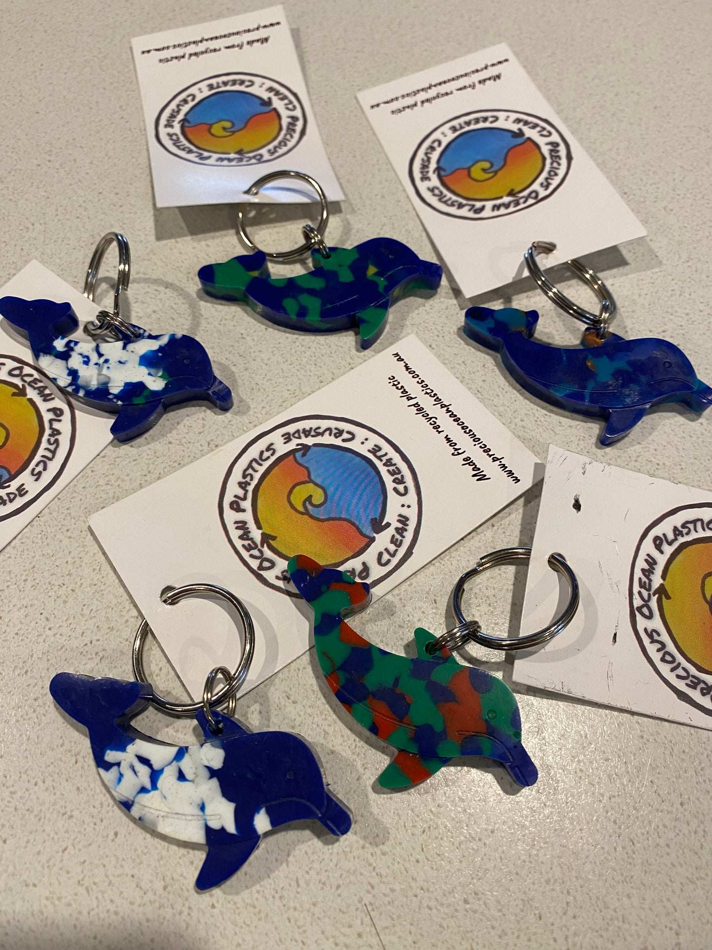Keyring - Recycled Plastic - Ocean plastics
