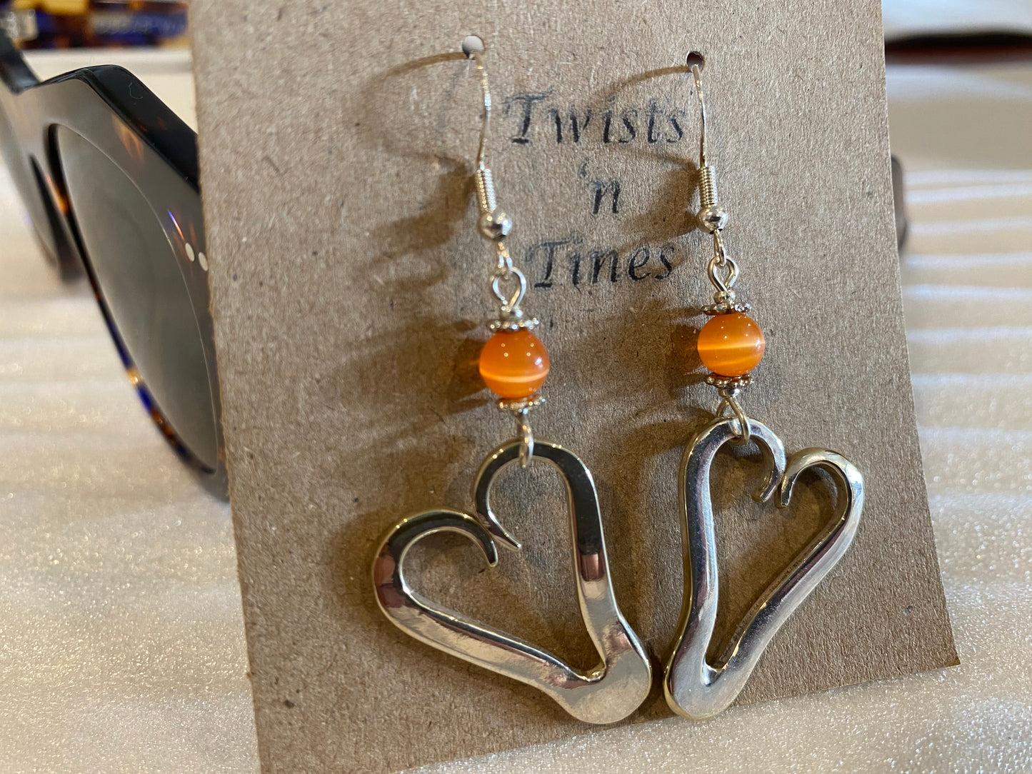 Earrings - Twists n Tines recycled cutlery jewellery