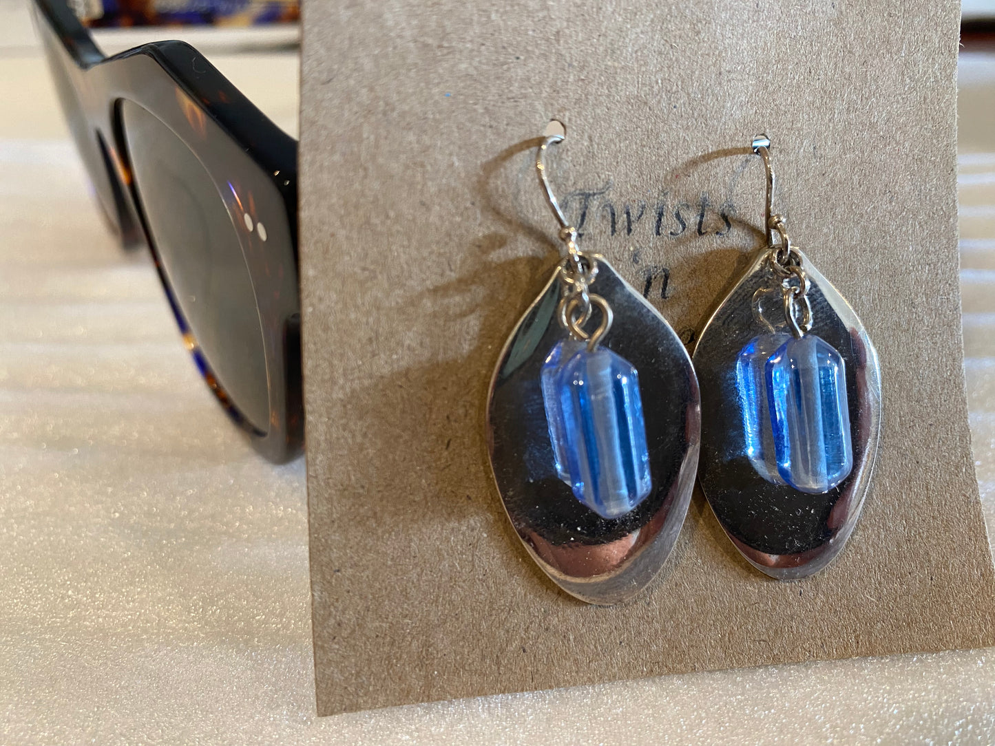 Earrings - Twists n Tines recycled cutlery jewellery