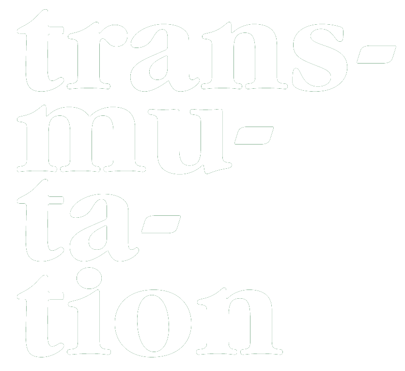 Transmutation Logo White