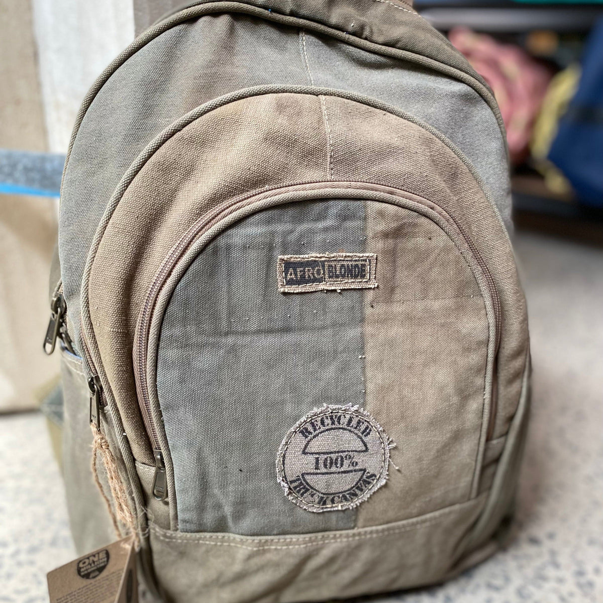 AfroBlonde Bag Bag - Commuter casual- Truck Canvas