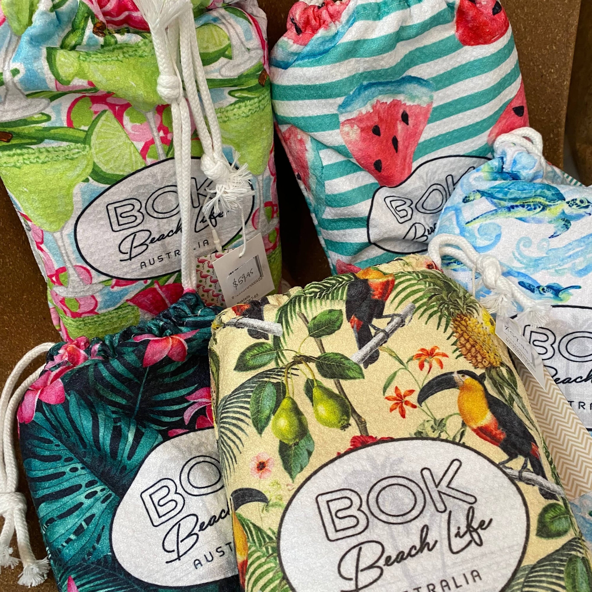 Bok Beach Life Australia Beach towel Beach Towel - Recycled bottles (PET)