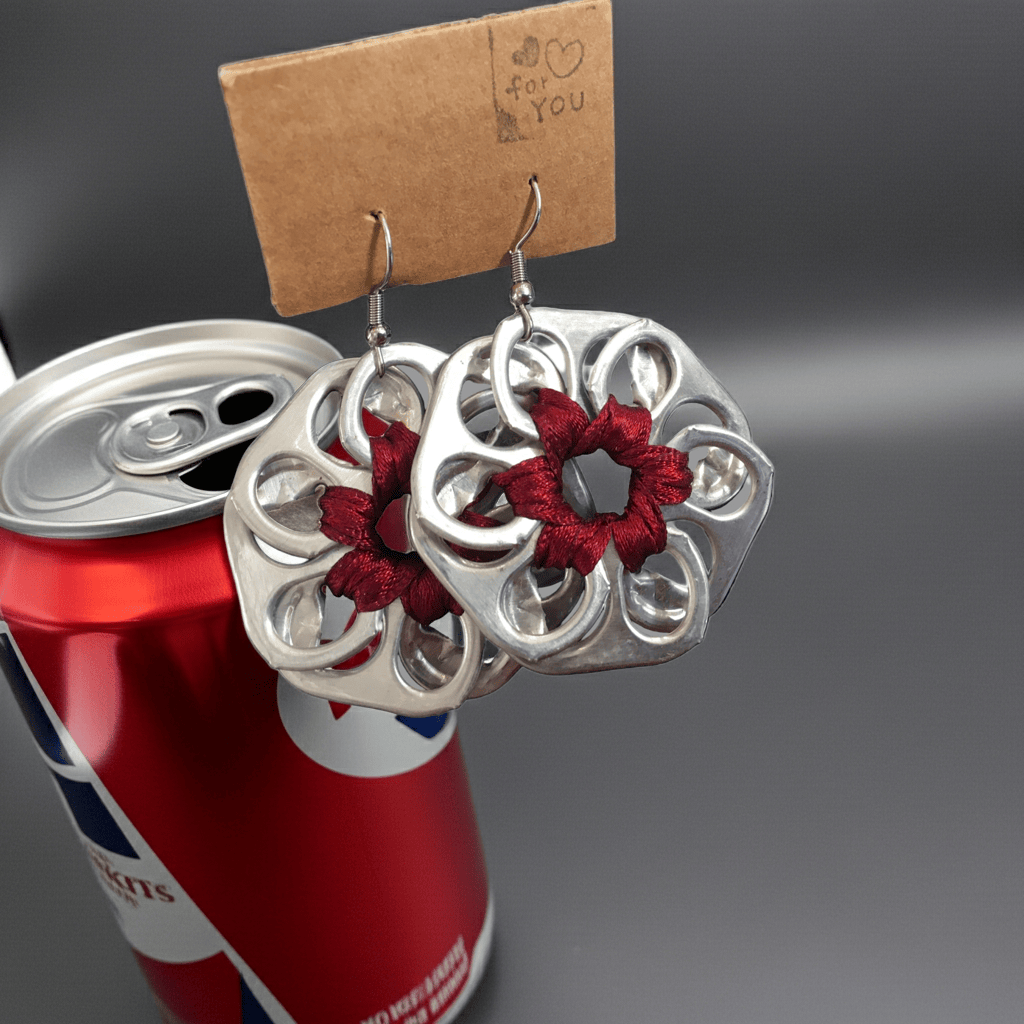 Flow - Marena Beqir Earrings Earrings - Recycled Can Ring Pulls