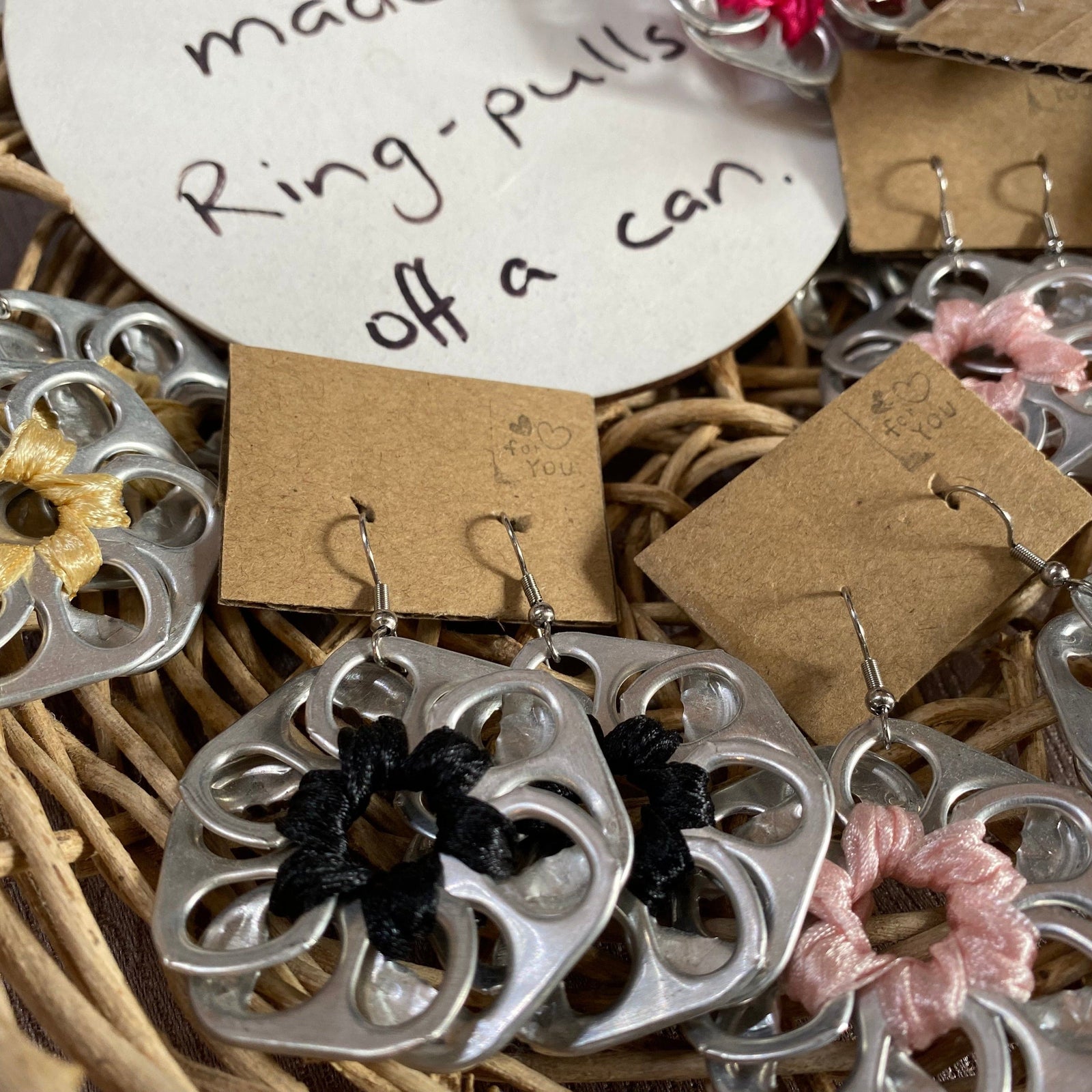 Flow - Marena Beqir Earrings Earrings - Recycled Can Ring Pulls