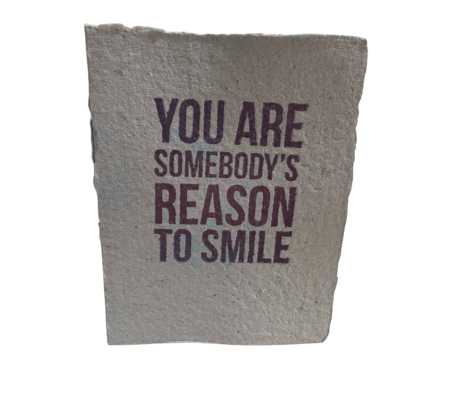 Kelli Lloyd Gift Card Somebody's reason to smile Gift Cards - Recycled Paper