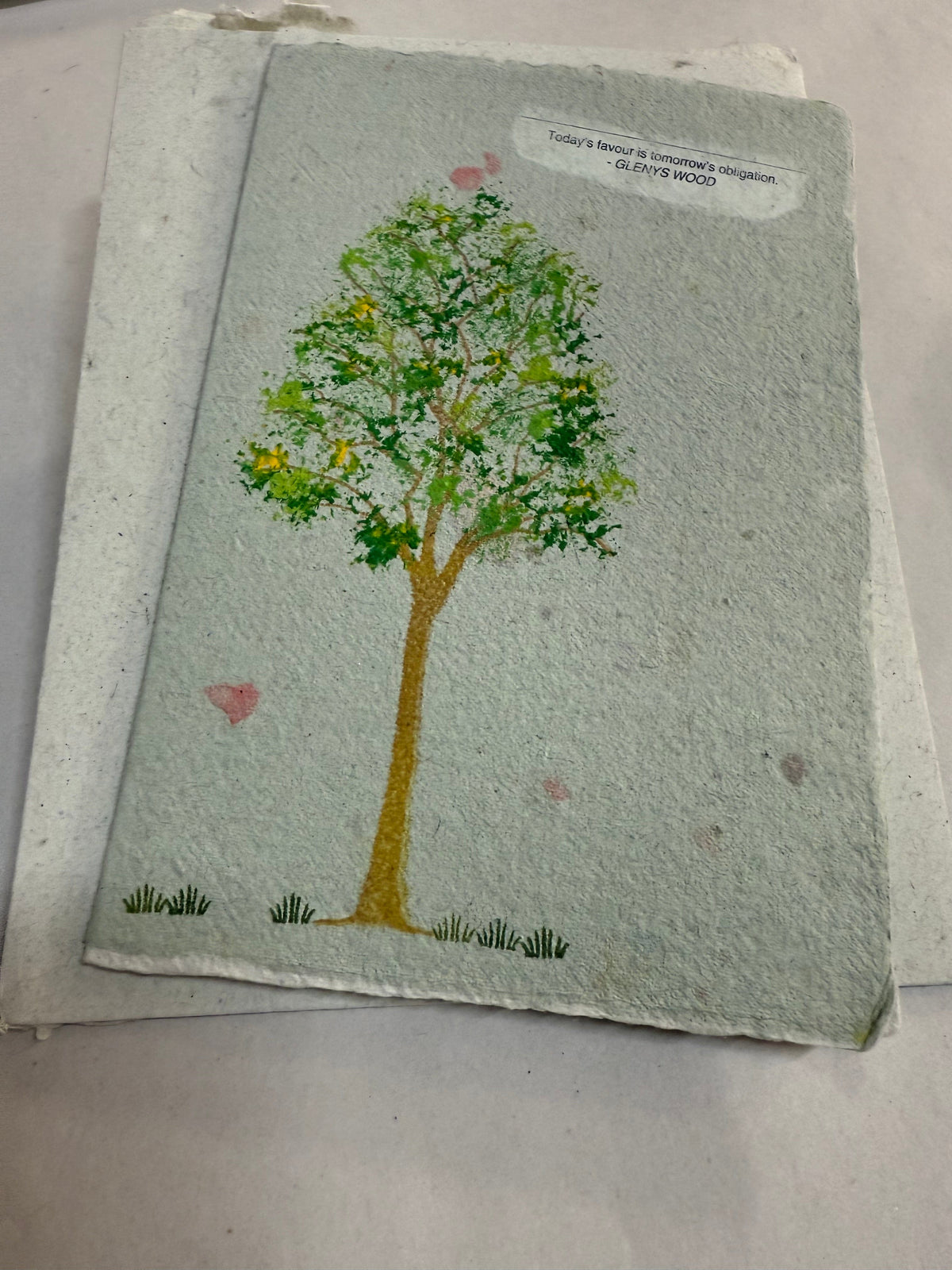Kelli Lloyd Gift Card Tree Card and Envelope - Recycled Paper