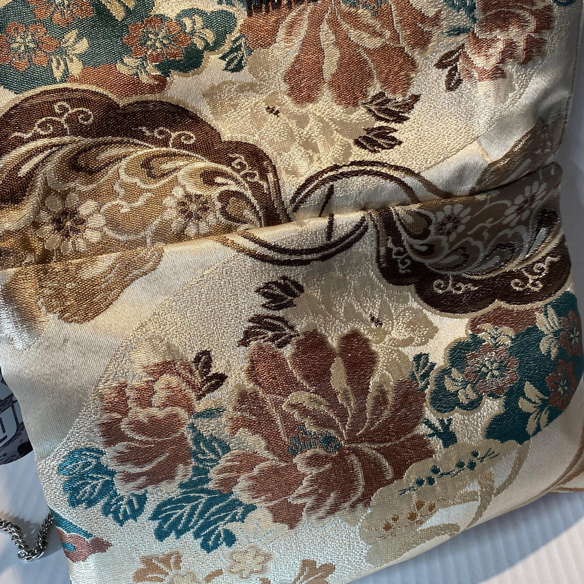 Koi girl Bag Purse / Clutch - Authentic Vintage Silk Kimono and Obi belts