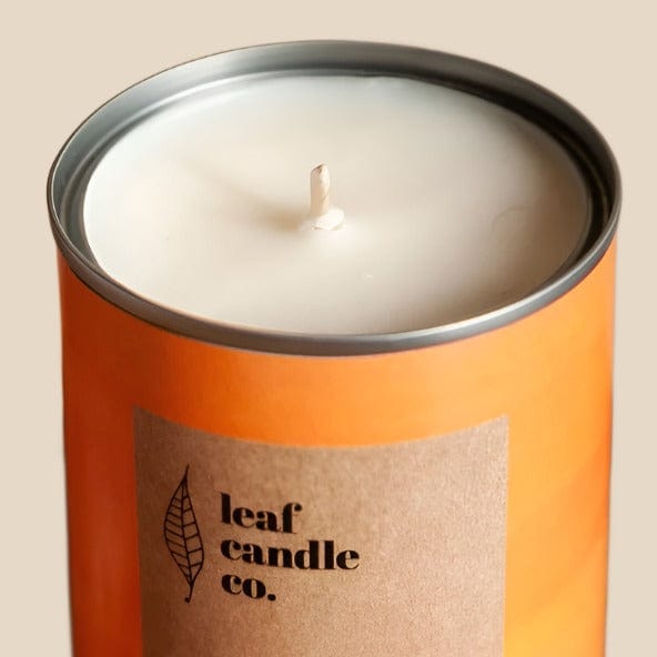 Leaf Candle Co. Candle Sun Washed Linen Candle - Reclaimed Tin Cans