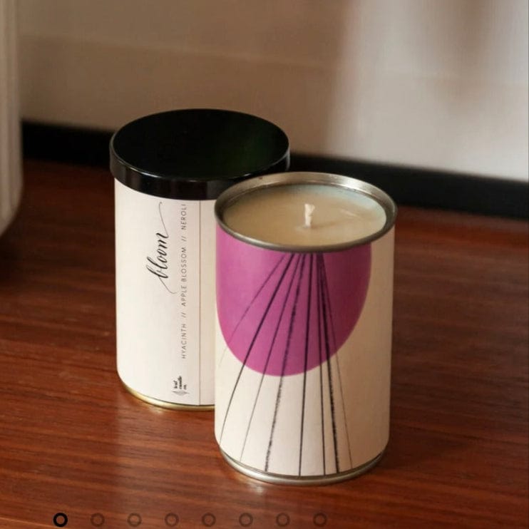 Leaf Candle Co. Candle Bloom (Apple blossum) Candle - LaLuna Collection- Reclaimed Tin Cans