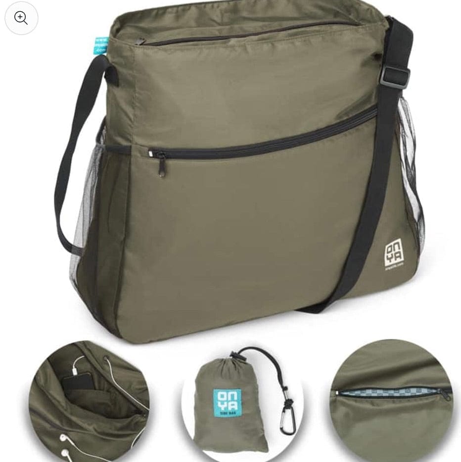 Onya Bag - Side Charcoal Logo Bag - Onya Side bag