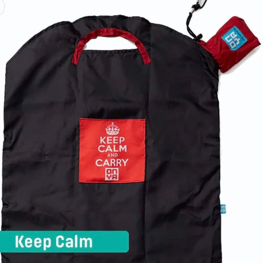 Onya Shopping bag Keep calm and carry onya Bag - Onya Shopping Bag (Large - 43L)