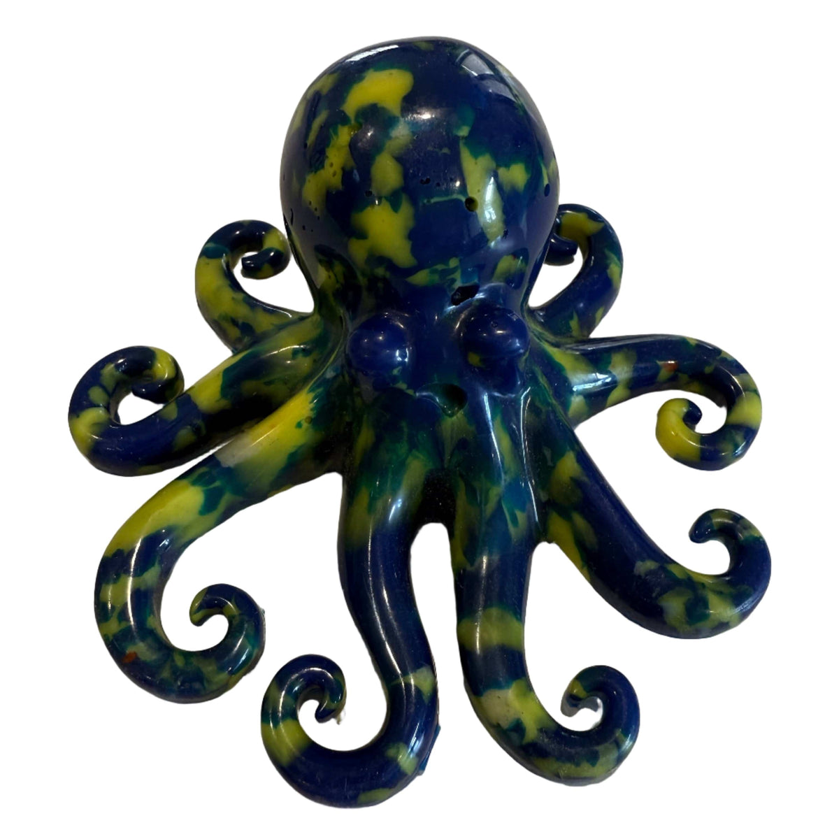 Precious Ocean Plastics Bottle opener Blue / Yellow Octopus - Recycled - Ocean Plastic