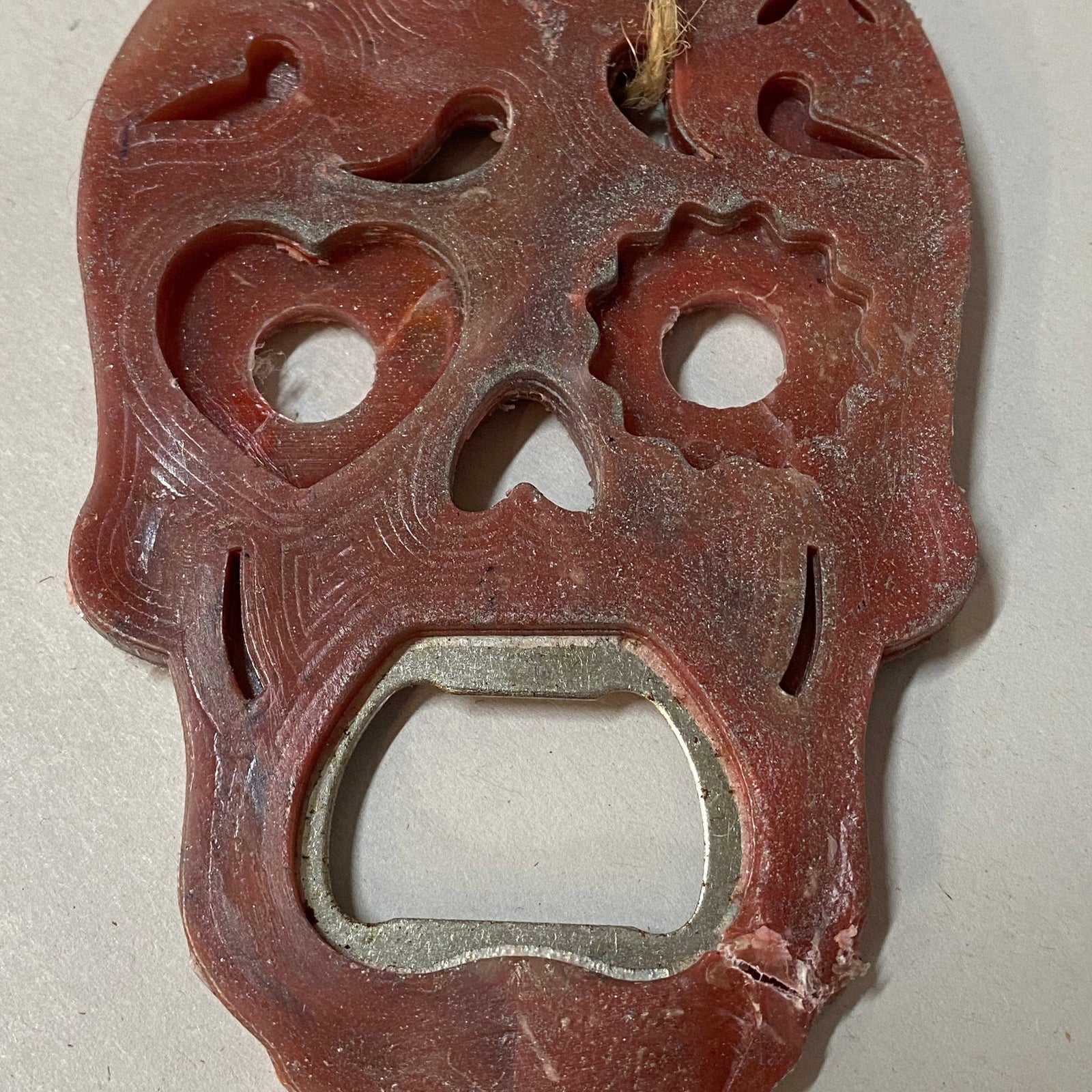 Precious Ocean Plastics Bottle opener Brown Bottle Opener- recycled plastic - Calaveras for the Day of the Dead