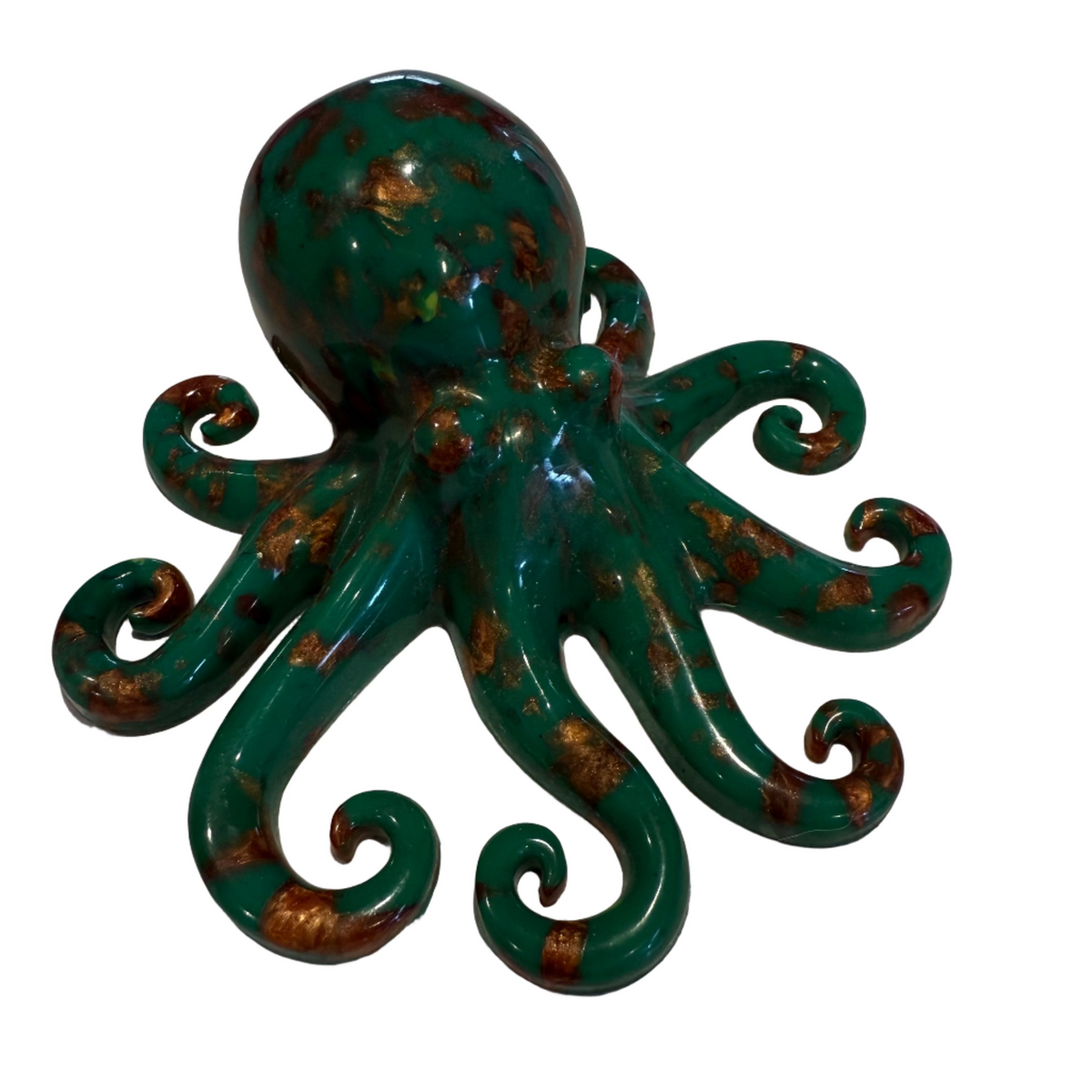 Precious Ocean Plastics Bottle opener Green / Copper Octopus - Recycled - Ocean Plastic