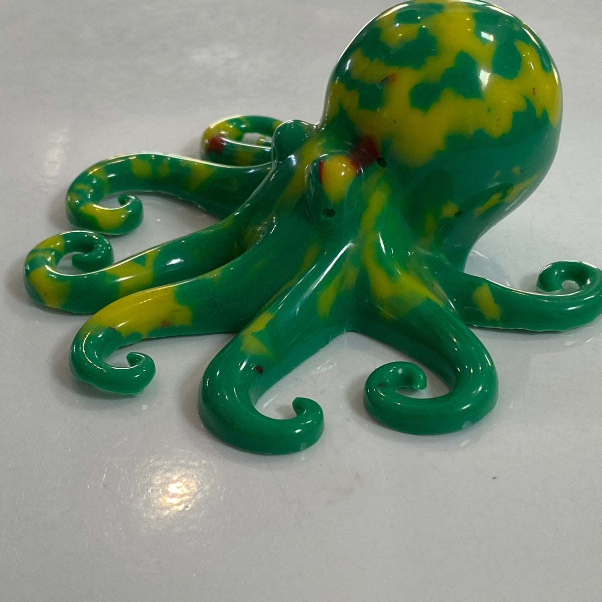 Precious Ocean Plastics Bottle opener Green / yellow Octopus - recycled plastic