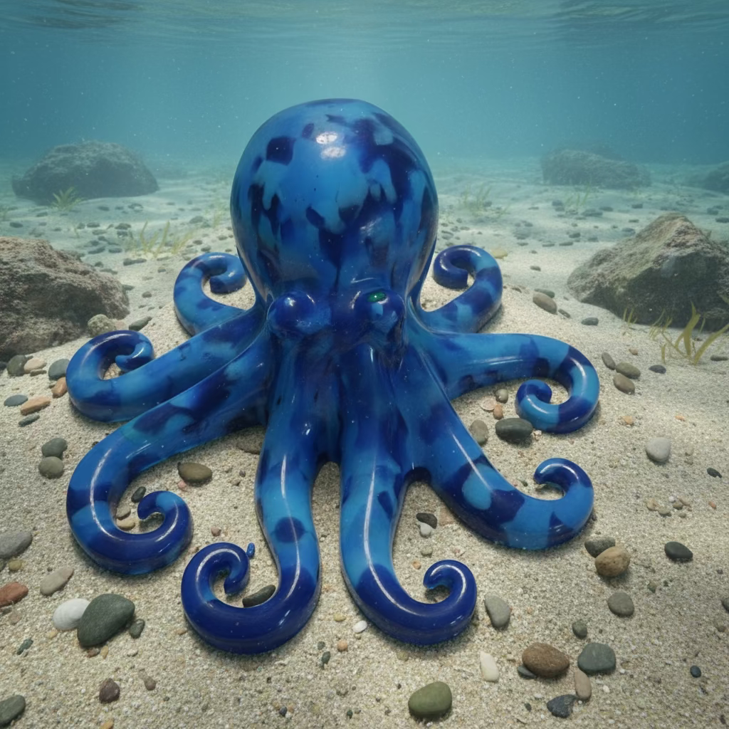 Precious Ocean Plastics Bottle opener Octopus - Recycled - Ocean Plastic