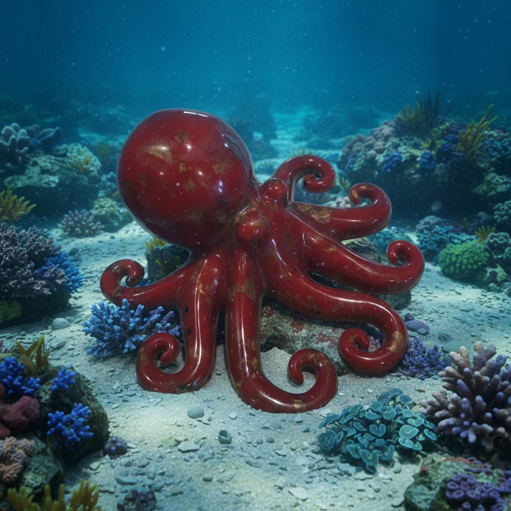 Precious Ocean Plastics Bottle opener Octopus - Recycled - Ocean Plastic