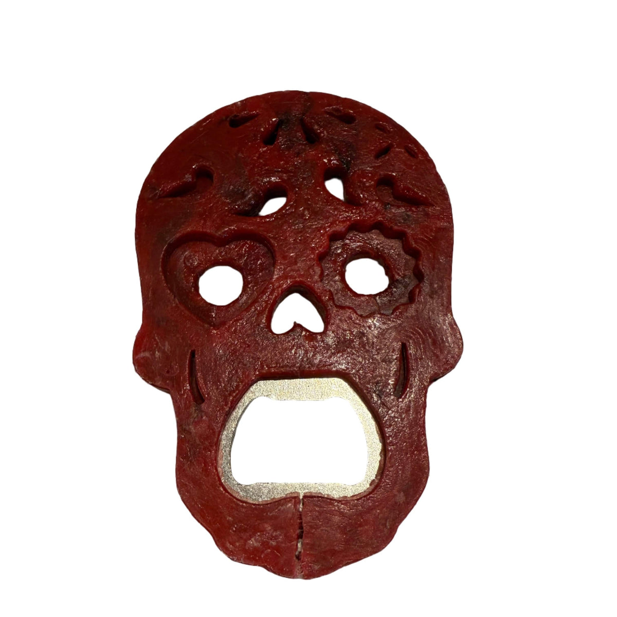 Precious Ocean Plastics Bottle opener Red Bottle Opener- recycled plastic - Calaveras for the Day of the Dead