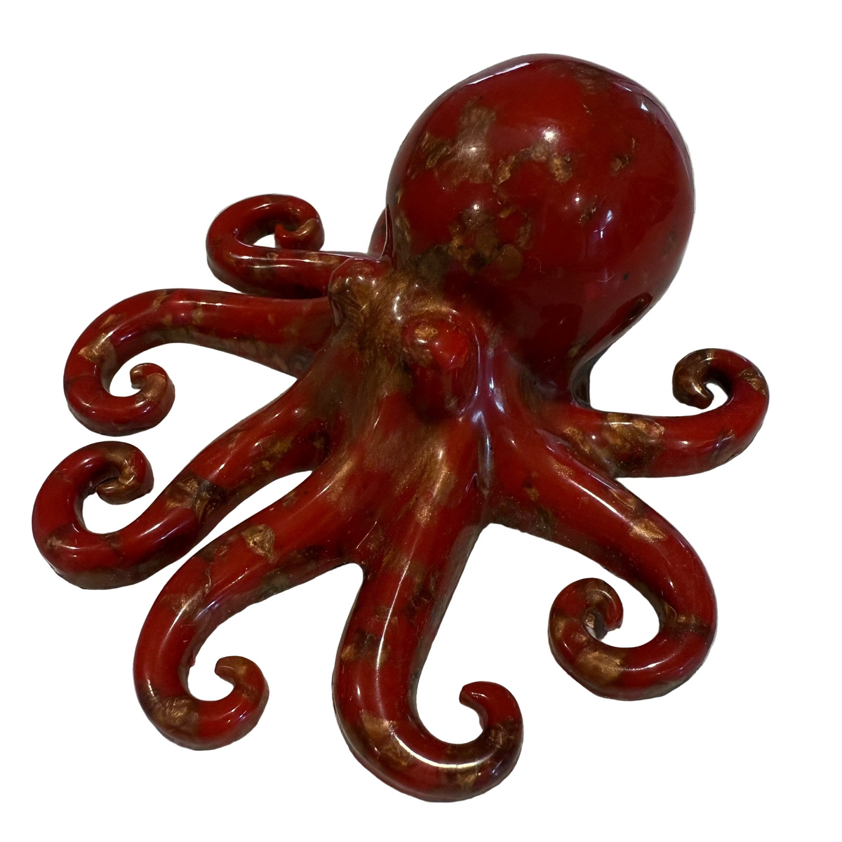 Precious Ocean Plastics Bottle opener Red / Copper Octopus - Recycled - Ocean Plastic