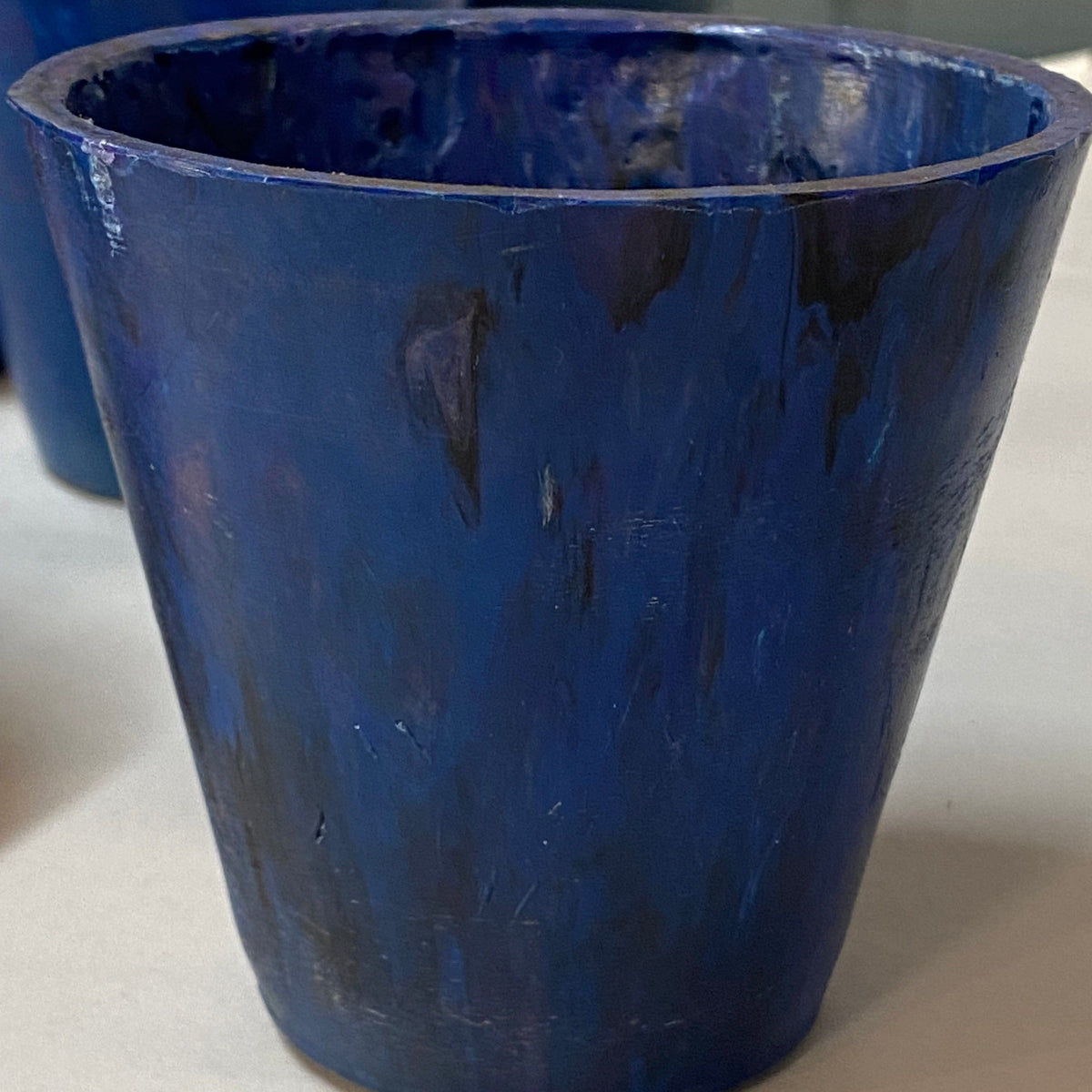 Precious Ocean Plastics Pots Large - Blue Pots- recycled plastic