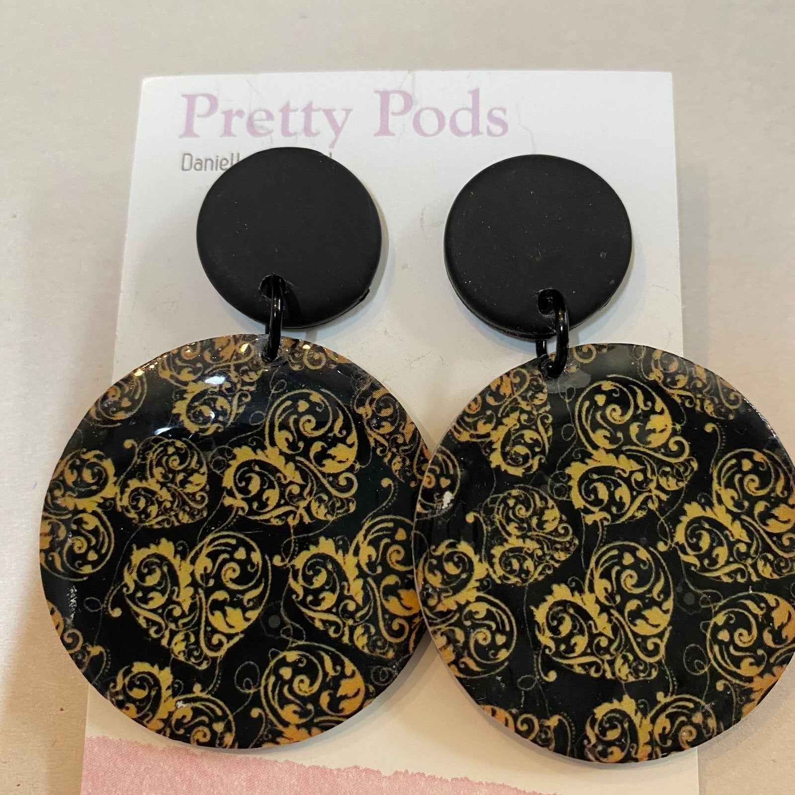 Pretty Pods Earrings 6 Earrings - Coffee Pod - Polyclay (full coffee pod)