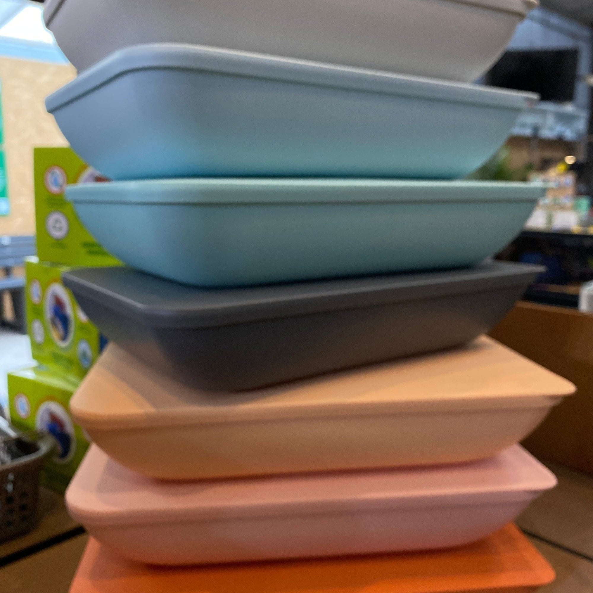 Put a lid on it Bowl Bowl - Put a lid on it - Rectangle - Recycled plastic