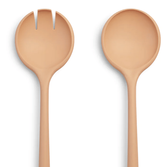 Put a lid on it salad servers Peach Servers - Put a lid on it - Recycled plastic