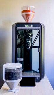 Transmutation Construction Product 3D Printer - Recycled Plastic Pellet Feeder