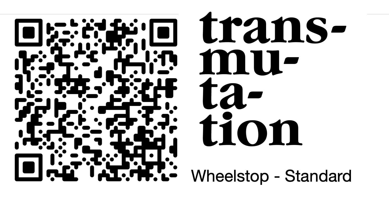 Transmutation Construction Product Wheelstop - Standard