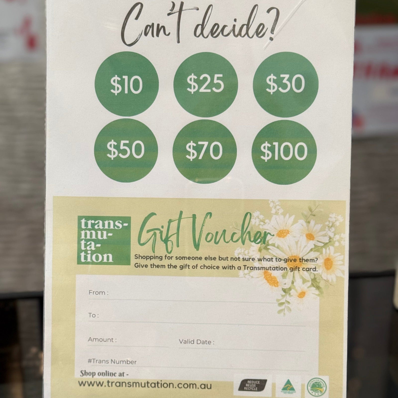Transmutation Gift Card Gift Card