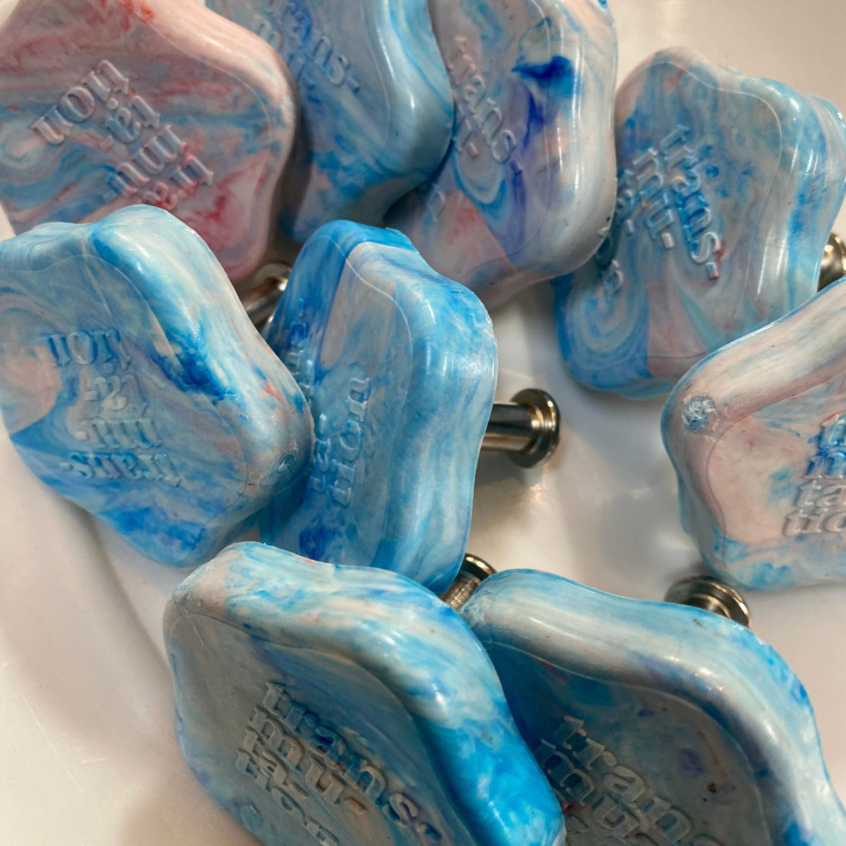 Transmutation Handle Blue / Pink Handle - Cupboard - Recycled Plastic