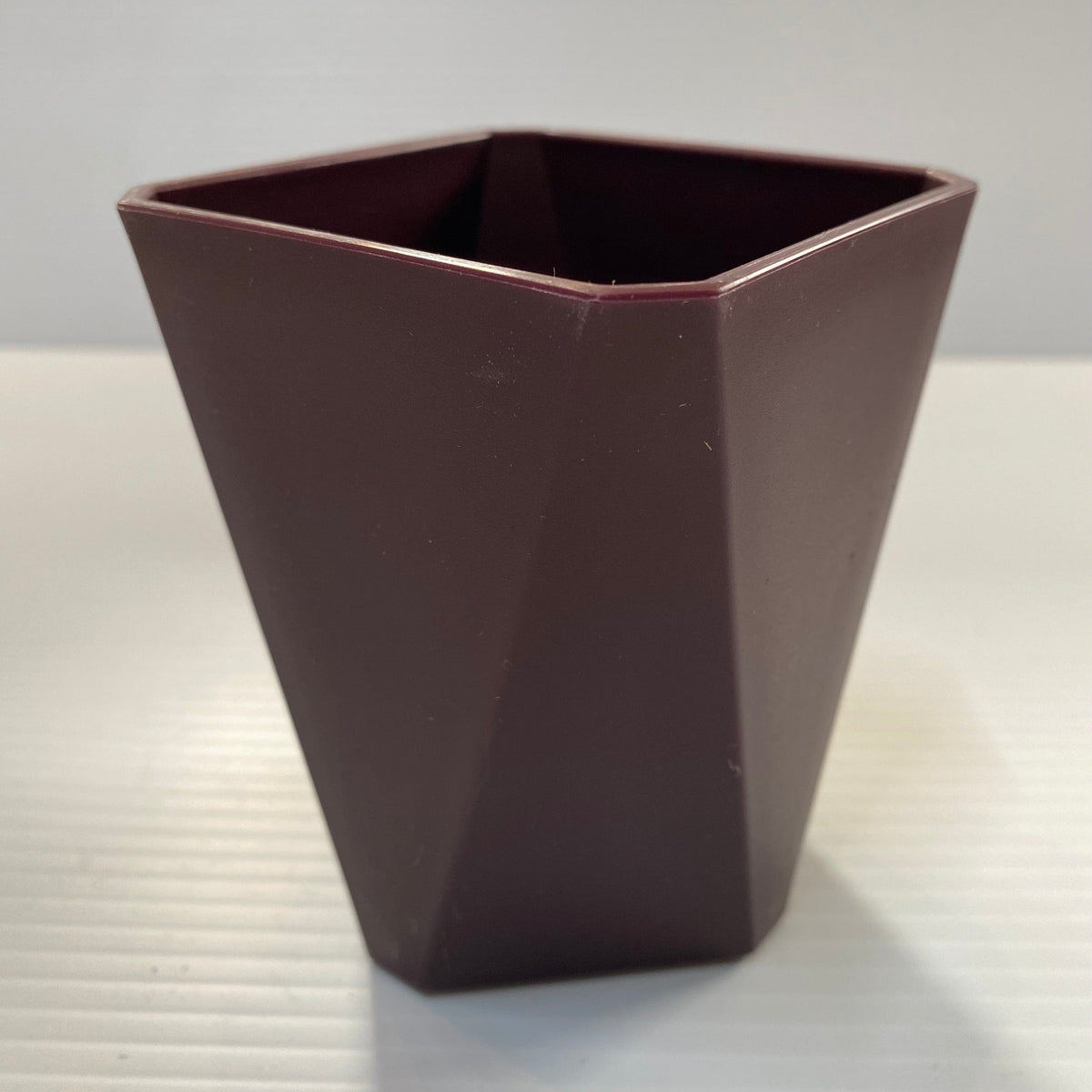 Transmutation -  Burgundy Pot Multi purpose - Tru-eco Creations - Recycled Plastic in burgundy.