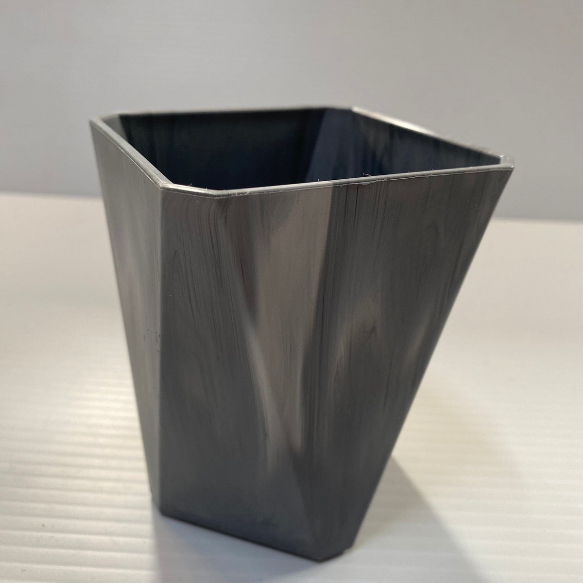 Grey Multi purpose pot by Tru-eco Creations with Recycled Plastic