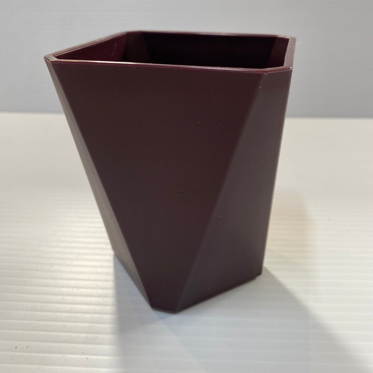 Transmutation -  Pot Multi purpose - Tru-eco Creations - Recycled Plastic in Burgundy.