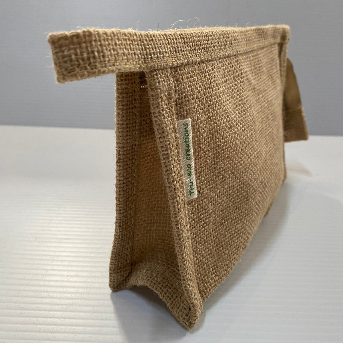 Bag - Made from Jute , durable and secure with a zipper enclosure