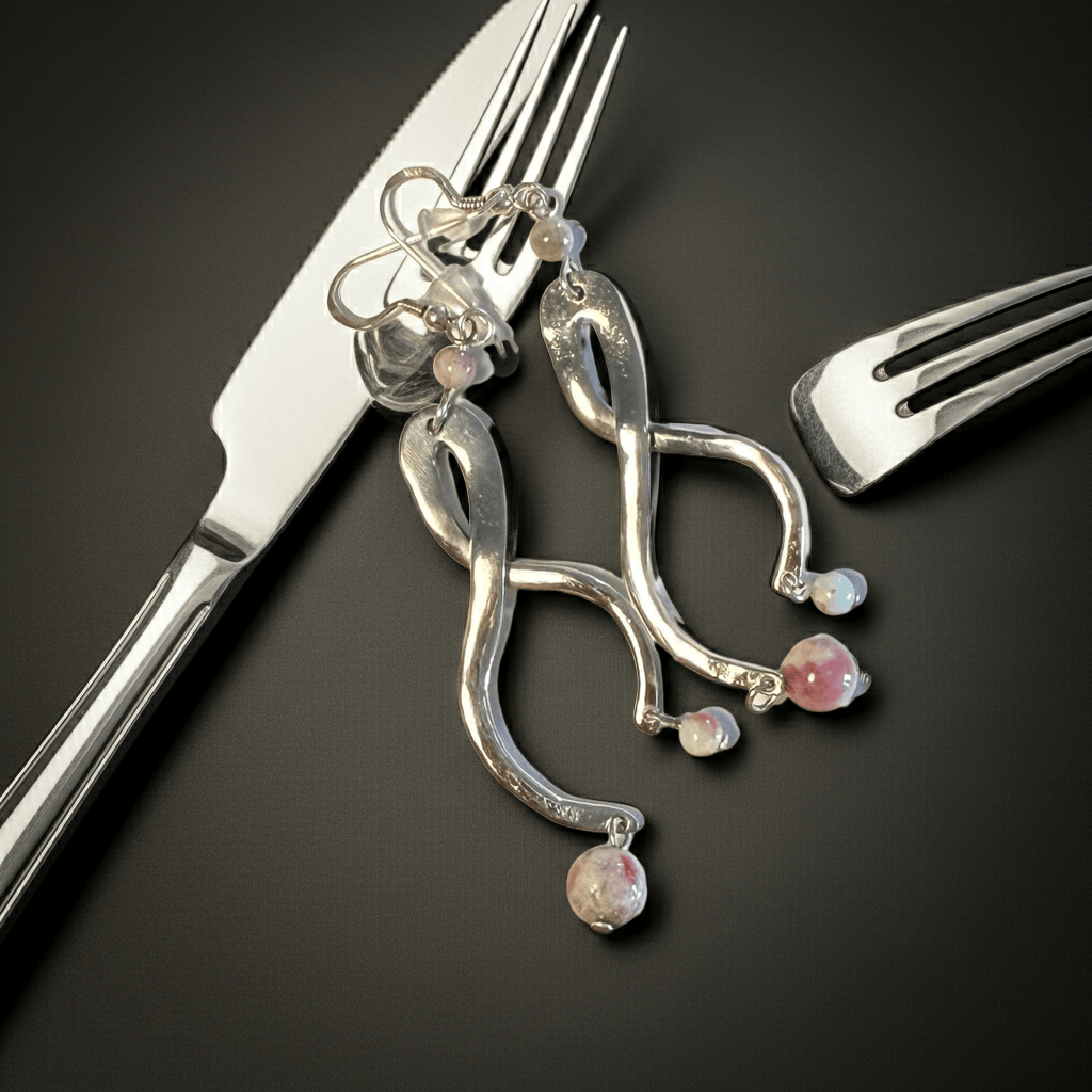 Twists n Tines Earrings Earrings - Twists n Tines recycled cutlery jewellery