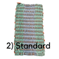 Why Knot Mat 2) Standard - Green / Blue / Green Mat - Recycled Rope