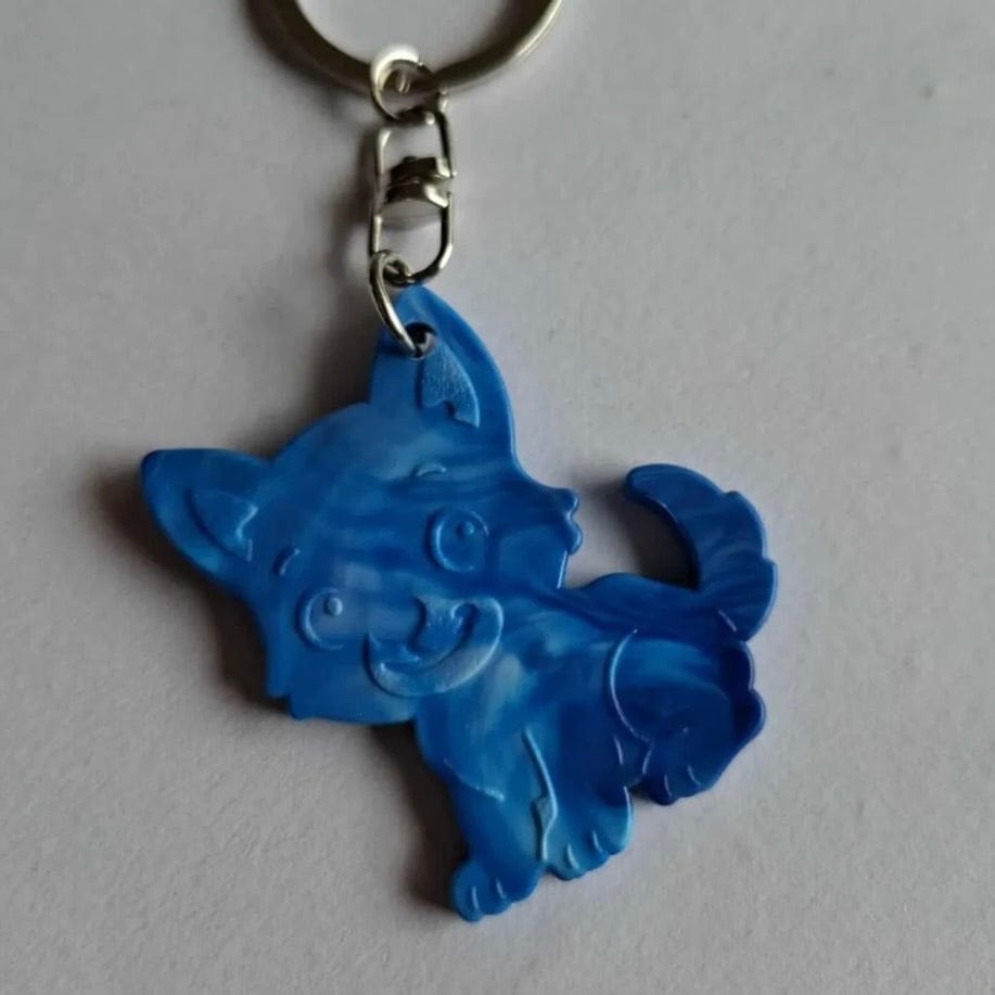 Zero.plastics.australia keyring Dingo (new) Keyrings - Recycled bottle lids - Zero.plastic.Australia