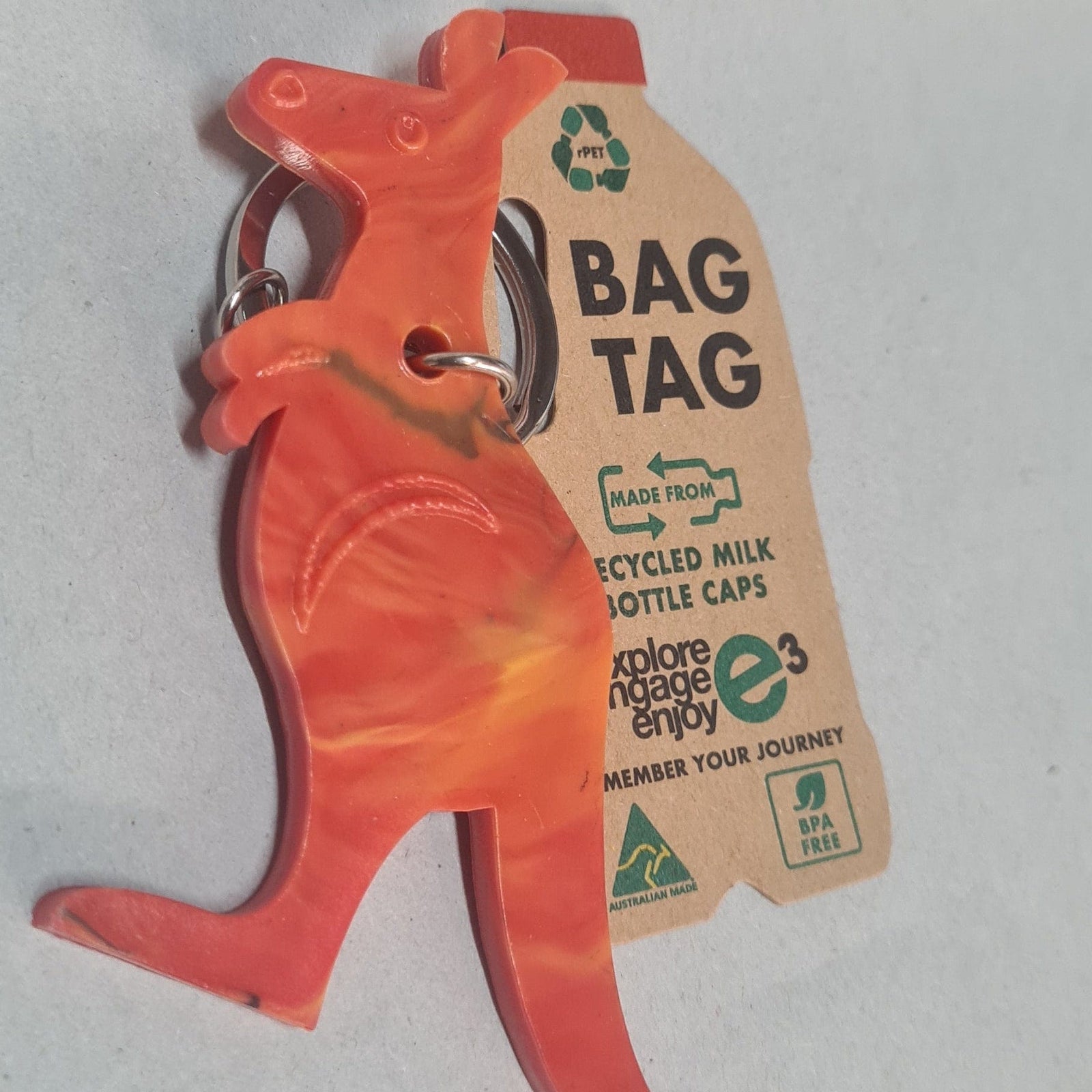 Bag Tags - Recycled bottle lids 