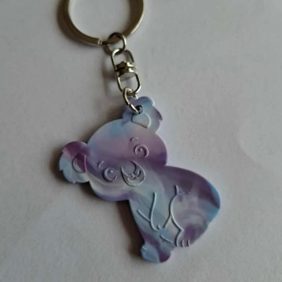 Zero.plastics.australia keyring Koala (new) Keyrings - Recycled bottle lids - Zero.plastic.Australia