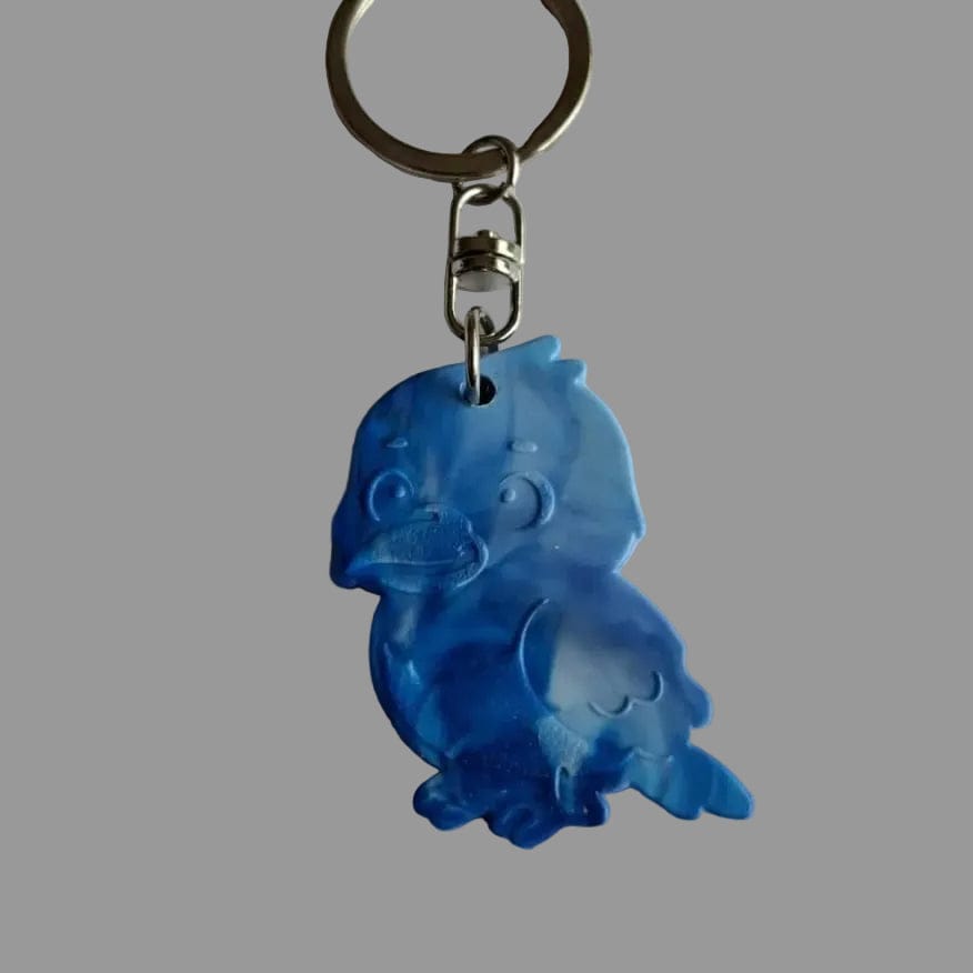 Zero.plastics.australia keyring Kookaburra (new) Keyrings - Recycled bottle lids - Zero.plastic.Australia